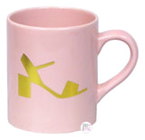 Hazel & Co. Glam Girl Chic Glasses & Shoe Pink Ceramic Coffee Mug - Aura In Pink Inc.