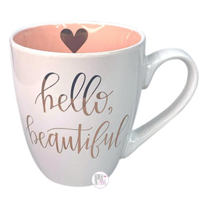 Hello Beautiful Large Coffee Mug