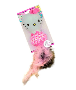 Hello Kitty By Sanrio Feathered Plush Catnip Cat Toy - Aura In Pink Inc.