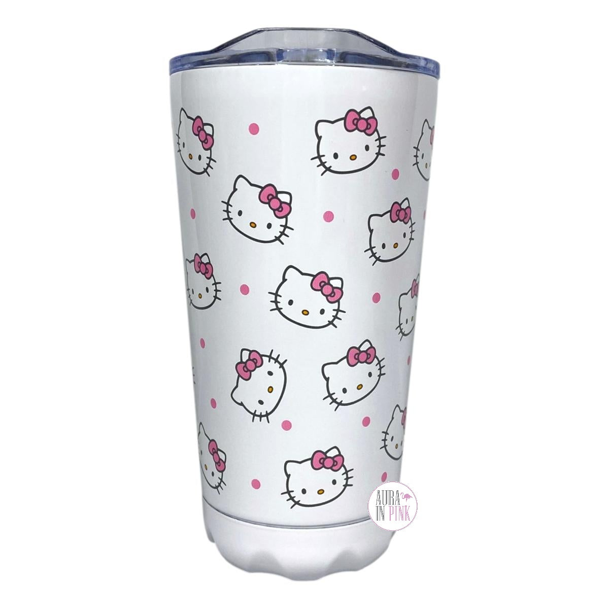 Hello Kitty By Sanrio White & Pink Stainless Steel Double Wall Tumbler –  Aura In Pink Inc.