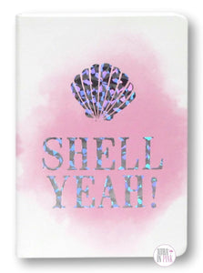 Holographic Shell Yeah Journal - Aura In Pink Inc.
