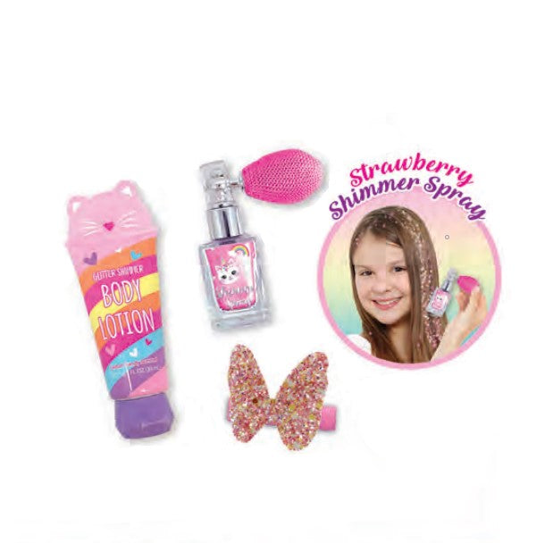 Hot Focus Caticorn Scented Glitter Shimmer Body Lotion & Shimmer Spray