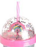 Hot Focus Glow Like A Star Glow-In-The-Dark Insulated Confetti Glitter Dome Tumbler - Cup Of Fun