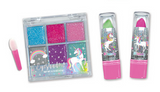 Hot Focus Unicorn Sparkling Eyeshadow Palette & Moody Lipsticks Set - Aura In Pink Inc.