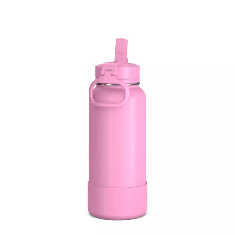 HydraPeak Classics Bubblegum Pink Wide Mouth Sport 32oz Stainless