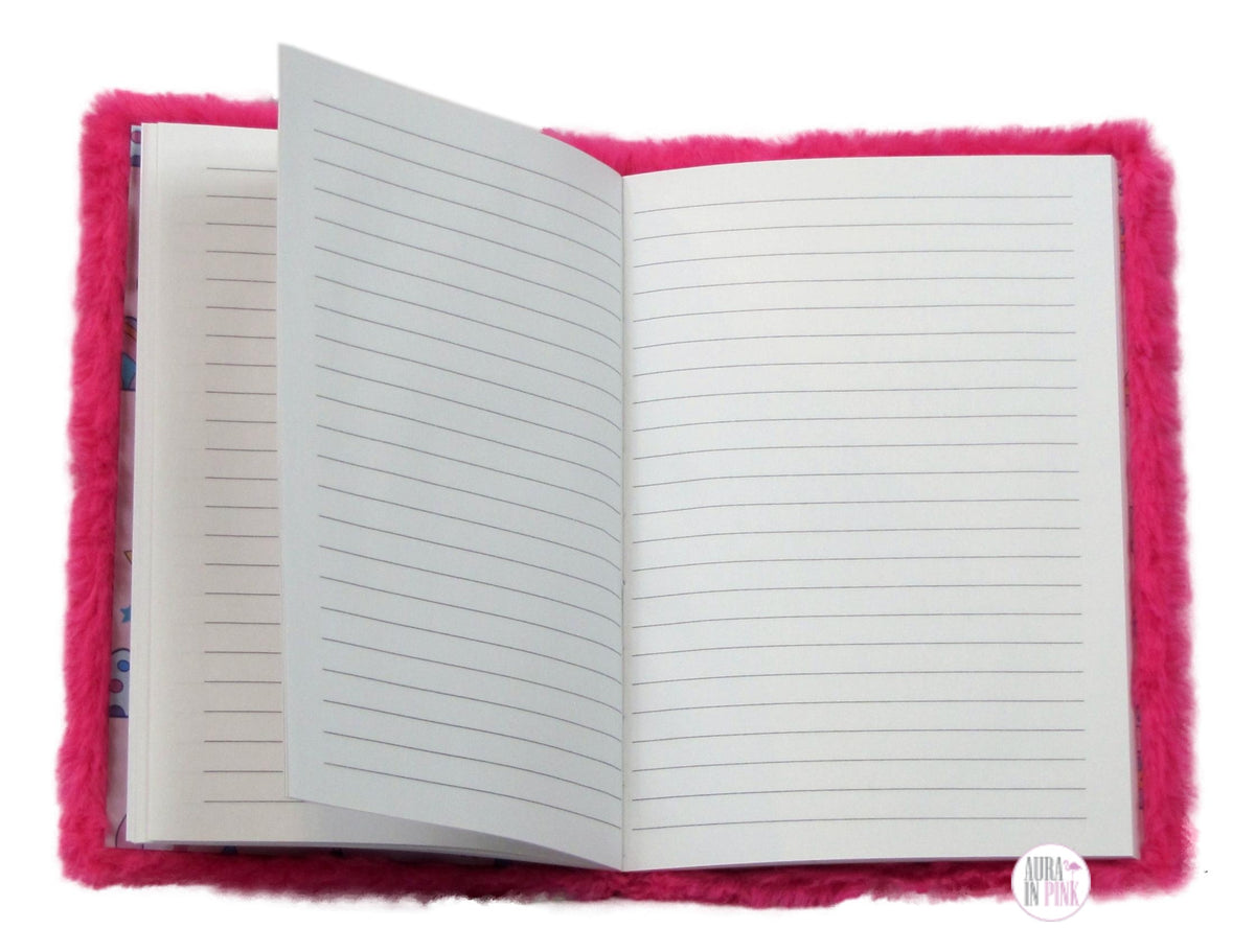 I Like You A Latte Hot Pink Faux Fur Journal – Aura In Pink Inc.
