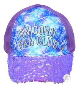 Limited Too Sequin Unicorn Fan Club Cap - Aura In Pink Inc.