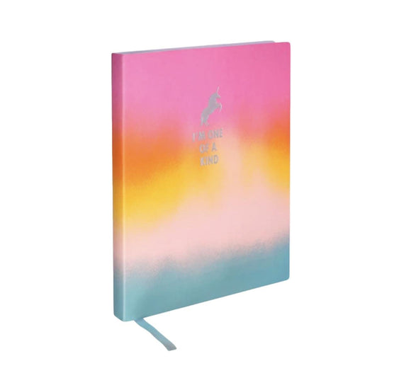 I'm One Of A Kind Unicorn Cotton Candy Pastel Inspirational Journal - Aura In Pink Inc.