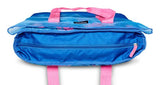 Igloo Tropical Palms Blue & Pink Insulated 20-Can Capacity Cooler Bag Dual Compartment Mesh Beach Tote - Aura In Pink Inc.