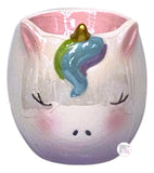 Iridescent Glazed Pastel Unicorn Ceramic Multi-Purpose Holder - Aura In Pink Inc.
