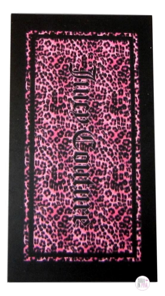 Juicy Couture Home Pink Leopard Cotton Beach Towel - Aura In Pink Inc.
