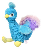 Kellypet Majestic Blue Peacock Squeaky Plush Dog Toy - Aura In Pink Inc.