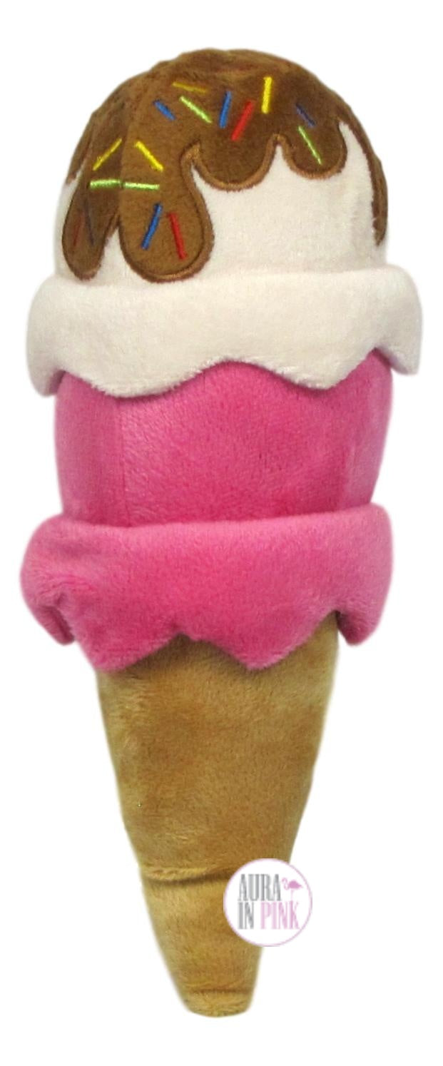 Frozen Ice Cream Plush Dog Toy – Fuzzy Creek Pet Supplies