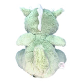 Kellytoy Kellybaby 11" Super Soft Sitting Green Baby Dragon Plush w/Rattle