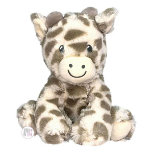 Kellytoy Kellypet Adorable Sitting Giraffe Squeaky Plush Dog Toys - Various Sizes