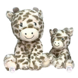 Kellytoy Kellypet Adorable Sitting Giraffe Squeaky Plush Dog Toys - Various Sizes