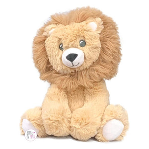 Kellytoy Kellypet Adorable Sitting Lion Squeaky Plush Dog Toys - Various Sizes