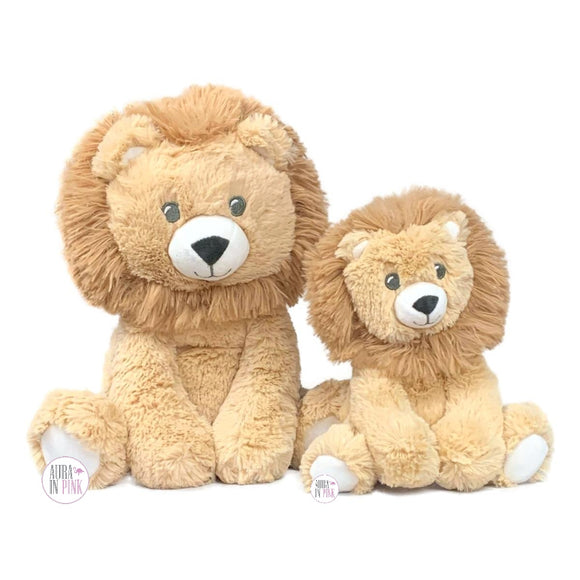 Kellytoy Kellypet Adorable Sitting Lion Squeaky Plush Dog Toys - Various Sizes