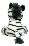 Kellytoy Kellypet Adorable Sitting Zebra Squeaky Plush Dog Toys - Various Sizes - Aura In Pink Inc.