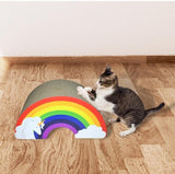 Kensie Unicorn Rainbow Cloud Cardboard Cat Scratching Board w/Catnip - Aura In Pink Inc.