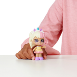 Kindi Kids Minis Mystabella Poseable Bobble Head Doll - Aura In Pink Inc.