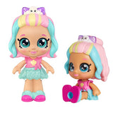 Kindi Kids Minis Pearlina Poseable Bobble Head Doll - Aura In Pink Inc.