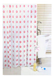 Kiss Me Red Lipstick Vinyl Shower Curtain - Aura In Pink Inc.