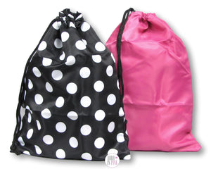 Fabulous Waterproof Nylon Laundry & Shoe Bag Set - Aura In Pink Inc.