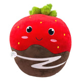 Linzy Toys Yum Yum Smoochy Pals, superweiches Plüsch, groß, Schokolade, Erdbeere