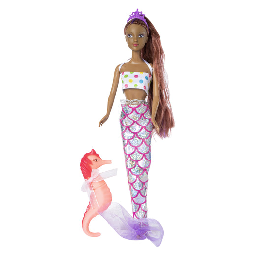 Lollipop Toys Sophie Mermaid & Seahorse Friend - Aura In Pink Inc.