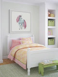 Marmont Hill Unicorn Watercolor Pastel Wall Art Print Framed in Glass 18" x 18" - Aura In Pink Inc.