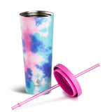 Manna Stainless Steel Bright Tie Dye Chilly Tumbler - Extra Large - Aura In Pink Inc.