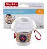 Mattel Fisher-Price Coffee Cup Teether Rattle - Aura In Pink Inc.