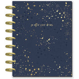 Me & My Big Ideas Go After Your Dreams Navy Night Sky Gold Stars Dreamer Classic Guided Happy Notes Journal - Aura In Pink Inc.