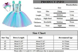 Tutu Dreams Mermaid Metallic Scales Aqua & Purple Tulle Tutu Dress w/Matching Tiara - Aura In Pink Inc.