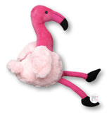 Metropawlin Pet Hot Pink Flamingo Plush Squeaky Dog Toy - Aura In Pink Inc.