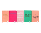 Faux Leather Mini Journals w/Ribbon Bookmarks - Aura In Pink Inc.