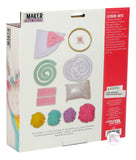 Leisure Arts Mini Maker Fiber Crafts Unicorn Dream Catcher Project - Aura In Pink Inc.