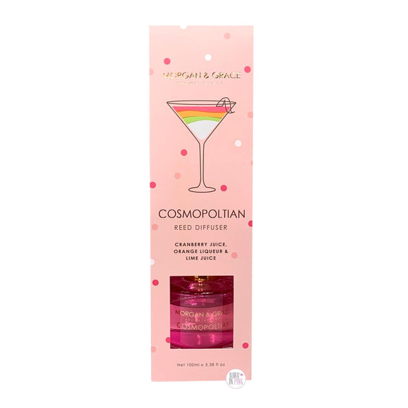 Morgan & Grace Aromatherapy Cosmopolitan Reed Diffuser - Aura In Pink Inc.