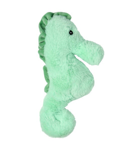 Multipet Cuzzle Buddies Deep Sea Cuddlers Green Seahorse Squeaky Plush Dog Toy - Aura In Pink Inc.