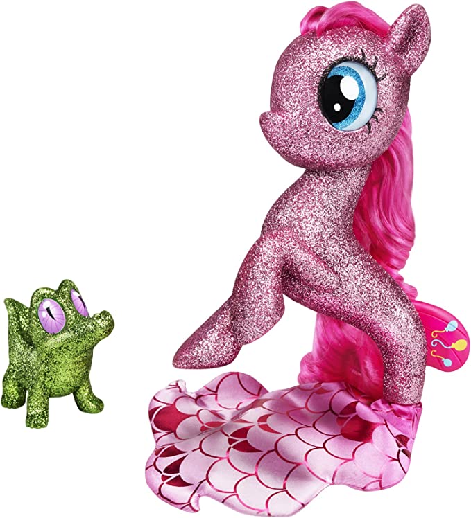 My Little Pony The Movie Pinkie Pie Seapony Figure w/Light-Up Base ...