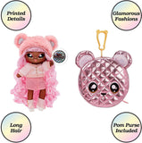 Na! Na! Na! Surprise Glam Series Cali Grizzly w/Pom Purse - Aura In Pink Inc.