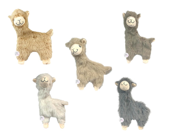 Nandog Pet Gear My BFF Hundespielzeug aus zotteligem Alpaka-Kunstfell, knisternd und quietschend