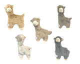 Nandog Pet Gear My BFF Alpaca Shaggy Faux Fur Crinkle Squeaky Plush Dog Toys