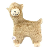 Nandog Pet Gear My BFF Alpaca Shaggy Faux Fur Crinkle Squeaky Plush Dog Toys