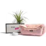 Nandog Pet Gear Luxury Pink Blush Cloud Reversible Dog & Cat Pet Bed - Aura In Pink Inc.