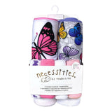 Necessities By Tendertyme Butterflies 6-Pc Hooded Towels & Washcloths Set