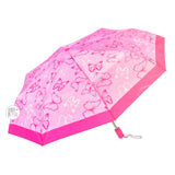 Nicole Miller – Regenschirm „New York“ mit Schmetterlingen in Pink und Multi