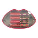 Nicole Miller New York Pink & Red Lips Tins Stunning Lip Gloss Collections