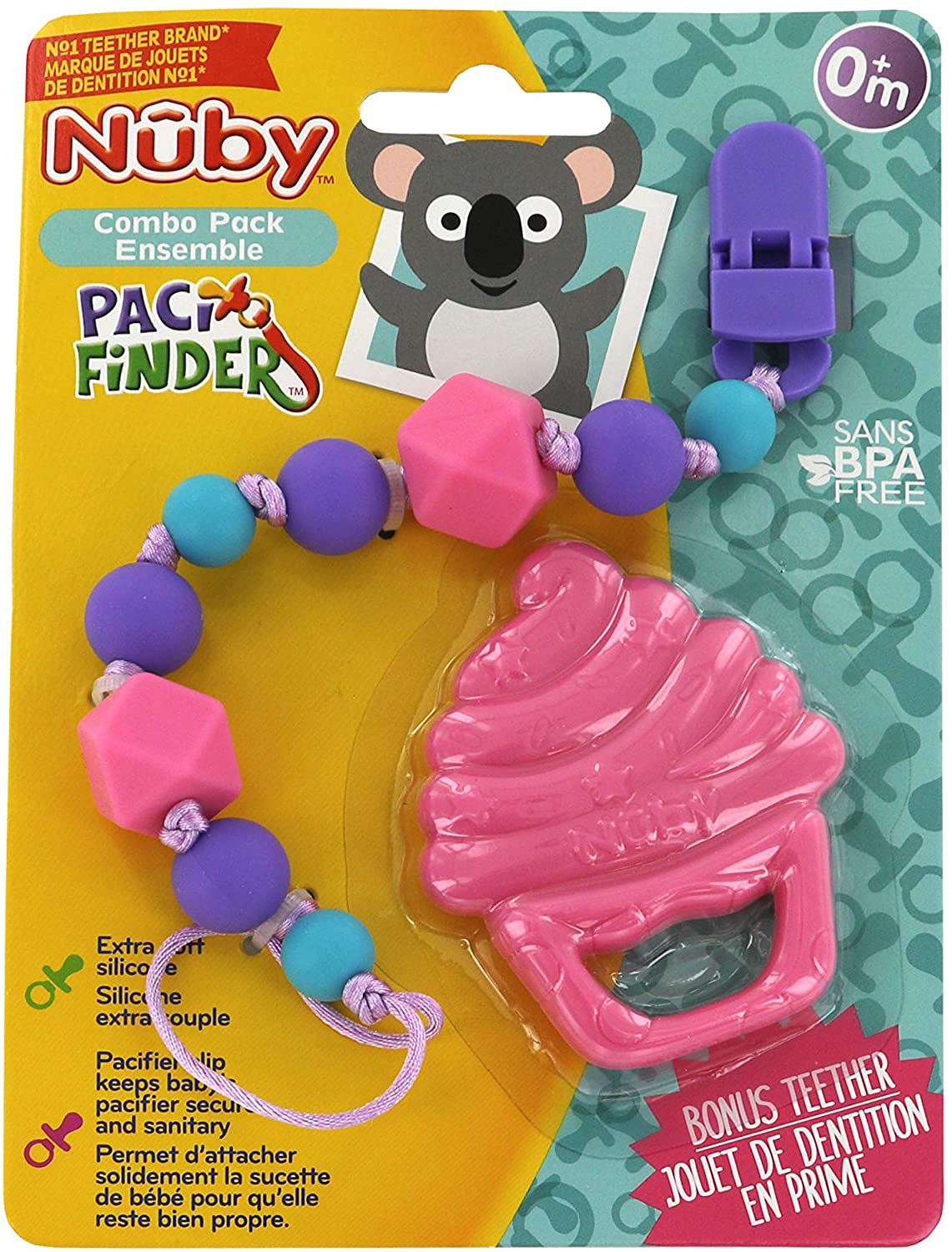 Nuby hotsell teether pacifier